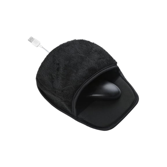 Heated Mouse Pad Hand Warmer - Dual-Sided Heating USB Heated Mouse Pad Non-Slip Surface for Gaming Office (Mouse Not Included)