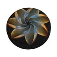 thumbnail image 3 of Waterproof Spare Wheel Cover, Black Colorful Metal Abstract Art Adjustable Wheel Cover For Jeep Trailer Rv Suv Car, 14 Inch, 3 of 8