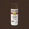 thumbnail image 3 of (6 pack) Dark Brown, Rust-Oleum Stops Rust Protective Enamel Satin Spray Paint-241239, 12 oz, 3 of 11