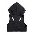 thumbnail image 6 of Hooded Sports Bras for Women High Support,Racerback High Impact Sports Bra Push up Workout Yoga Bra, 6 of 7