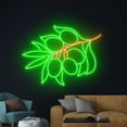 thumbnail image 3 of Handmadetneonsign Olive And Party Neon Sign, Olive Tree Neon Art Decor, Olive Fruit Neon Wall Decor, 3 of 5