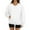 15#White, variant on Women's V-Neck Sweatshirt with Pockets, Womens V Neck Sweatshirts No Hood Lightweight Casual Soft Fashion Yellow S