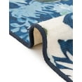 thumbnail image 6 of Jill Zarin Caribbean Outdoor Collection Area Rug - Bahamas (2' x 3' 1" Oval Navy Blue/Ivory), 6 of 11