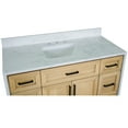 thumbnail image 5 of Palisade 48" Bathroom Vanity with Blonde Cabinet and Engineered Marble Top, 5 of 8