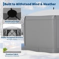 thumbnail image 4 of Instant Setup 13x13 ft  with 6 Wind Panels & Full Mesh Walls – All-Weather Outdoor Canopy Tent, Wind & Rain Resistant Screen Tent for Camping, Backyard, Garden, and Patio,Grey, 4 of 9