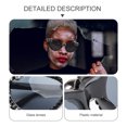 thumbnail image 4 of 1 pieza de gafas de Halloween con forma de calavera para fiestas (plateadas), 4 of 5