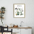 thumbnail image 3 of Stupell Industries Traditional Spices Identification Chart Gold Floating Frame Canvas Art, 17 x 21, by Carol Robinson, 3 of 8