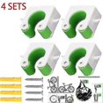 thumbnail image 2 of 4x Soporte para bicicletas Gancho de almacenamiento Montado en acero Colgador de pared Soporte para colgar Soporte para bicicletas, 2 of 5