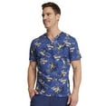 thumbnail image 5 of Tooniforms Men & Women Scrubs Top V-Neck Print TF728, 5 of 5