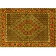 thumbnail image 1 of Ahgly Company Indoor Rectangle Persian Yellow Traditional Area Rugs, 7' x 9', 1 of 4