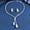 HB046-1, variant on AEXTO Rhinestone Bridal Wedding Jewelry Sets Silver Choker Necklace Earrings Set Prom Formal Costume Jewelry Set for Women and Brides