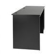 thumbnail image 5 of Pemberly Row Transitional Computer Desk with Side Compartment in Black, 5 of 6