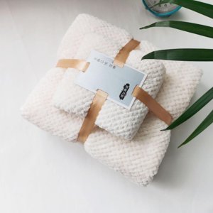 XIPYYKM Hot Soldes! Serviette de bain en polaire de corail Serviette mère en droit Serviette enfant adulte douce absorbante Quatre saisons disponibles Serviette à deux pièces Serviette maison en textile