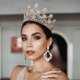 thumbnail image 3 of Zircon Hair Jewelry CZ Party Headpieces para mujer, lujo Cubic Zirconia Wedding Bridal Tall Tiara and Crown ShuxiuWang 1327537025405, 3 of 5