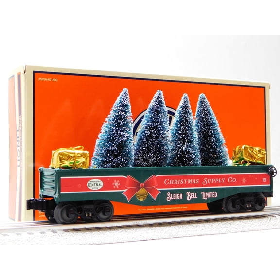 LIONEL CHRISTMAS GONDOLA W/ TREES & PRESENTS O GAUGE 2528750