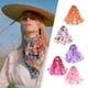 thumbnail image 4 of Bufanda de seda Minnieouse con estampado floral para mujer pañuelo ligero y elegante de lujo para playa, 4 of 6
