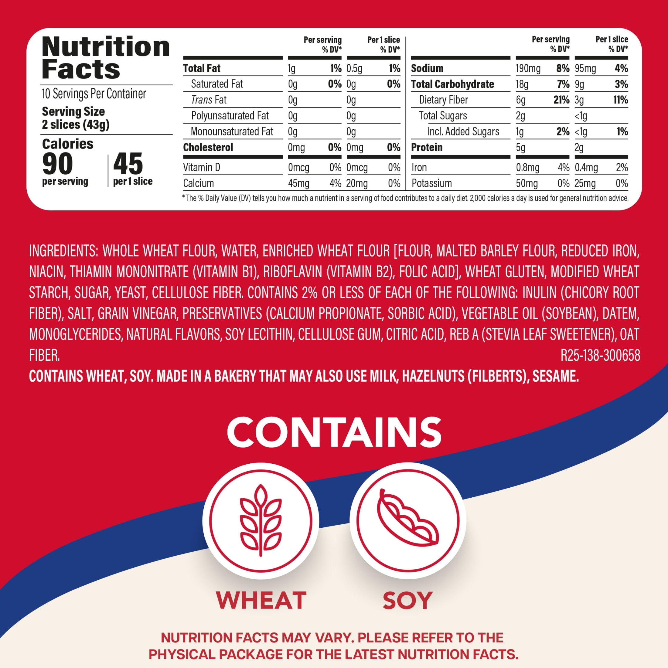 Sara Lee Delightful White Bread, 15 oz, White Bread, Bag