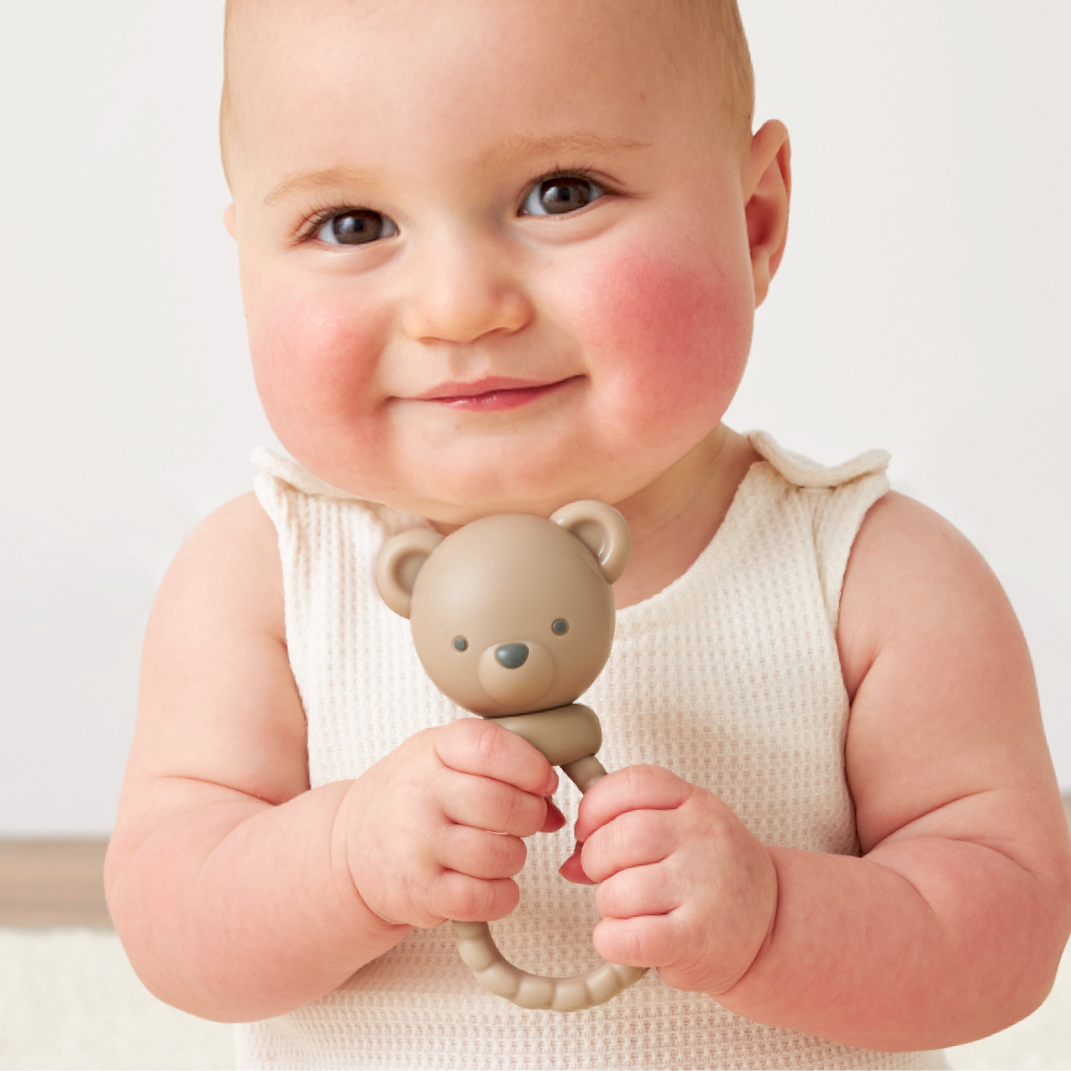 Itzy Ritzy Bear Rattle Teether