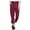 Maroon, variant on FREE PEOPLE $148 Womens New 1224 Maroon Striped Cropped Pants 6 B+B