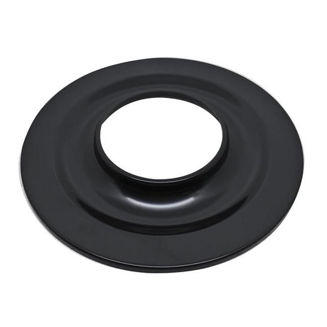 Steel Air Cleaner 12 in. Round Flat Base - Black