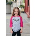 thumbnail image 4 of 7 ate 9 Apparel Youth Risen Happy Easter Pink Raglan, 4 of 6
