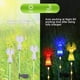 thumbnail image 4 of Luces decorativas solares para jardín al aire libre, luces de ángel con energía solar, luz LED multicolor que cambia de color con fibra óptica para decoración de patio y cementerio, 4 of 7