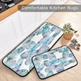thumbnail image 5 of Dreamtimes Butterfly Anti Fatigue Mats for Kitchen Floor, Set of 2 Non Skid Washable Waterproof Anti Kitchen Floor Mats for Kitchen Office Laundry Room Bathroom (19"x27"+19"x47"), 5 of 7