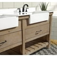 thumbnail image 3 of Marina 72" Bathroom Vanity Weathered Fir Finish, 3 of 6