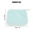 thumbnail image 2 of 4pcs Reusable Makeup Removal Cleaning Cloth Washable Makeup Remover Cleaning Towels Green 8''x8'', 2 of 7