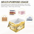 thumbnail image 7 of 16.5x12.6x11.8in Foldable Flip-Top Storage Bin, Dustproof Magic Tape Closure, Ideal for Home & Toy Organization，A Black Eyes Dog, 7 of 7