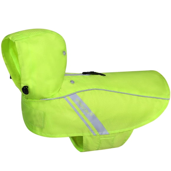 Chubasquero para perros VIVAGLORY para perros grandes, chaleco reflectante de seguridad