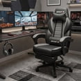 thumbnail image 3 of Bossin Gaming Chairs with Footrest,Massage Leather Game Chair for Adults,Big and Tall Gamer Chair with Headrest and Lumbar Support, 3 of 10