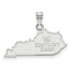 Kentucky Derby Sterling Silver Small Pendant