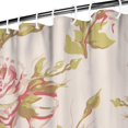 thumbnail image 4 of Waterproof Pioneer Shower Curtain 36x72 Inch Polyester Unique Colorful Floral Shower Curtain for Bathroom Hotel Home Decor with 7 Plastic Hooks, 4 of 5