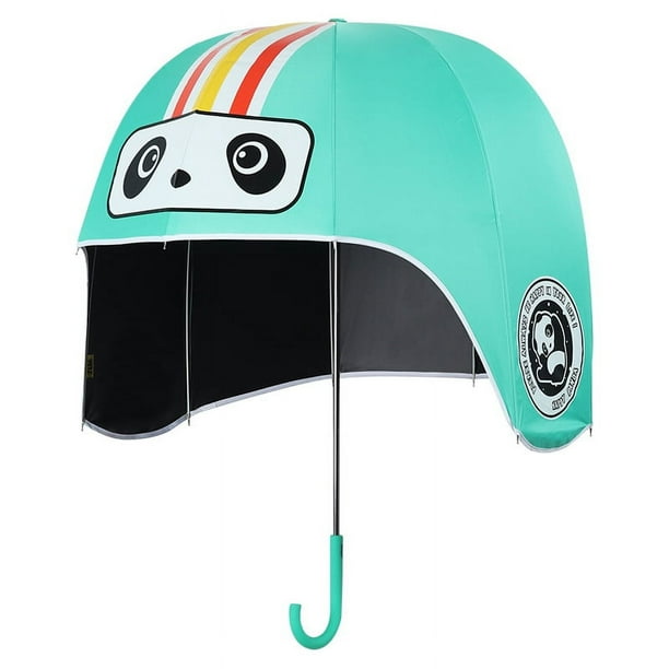 Paraguas de lluvia BuyWeek Paraguas de casco con patrón de dibujos animados profesional