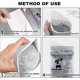 thumbnail image 4 of Disposable Emergency Urinal Bag, 8 Pcs Portable Camping Pee Bags, Travel Pee Bags, Traffic Jam Emergency Portable Urine Bag, For Men Women -Yx, 4 of 5