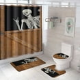 thumbnail image 1 of Rideau de Douche à Thème d'Halloween Rideau de Porte Cloison Rideau de Douche Décoration d'Halloween-Vinsniv, 1 of 4