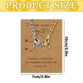 thumbnail image 3 of Holding Hands Matching Key chain - Silver Pinky Promise Necklaces Set Couple Jewelry Valentine's Gift Set for Couples Boyfriend Girlfriend, 3 of 5