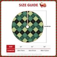 thumbnail image 2 of Rateoe Green Squares Pattern Christmas Tree Skirt with Ties , Christmas Tree Decorations, Farmhouse Christmas Decor Xmas Holiday Decorations-36", 2 of 6