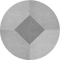 thumbnail image 1 of Ahgly Company Machine Washable Indoor Round Transitional Platinum Silver Gray Area Rugs, 5' Round, 1 of 7