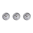 thumbnail image 2 of Wosthever Cabeza de reloj artesanal - Exquisito para un aspecto clásico y generoso Reloj clásico Movimiento de cuarzo artesanal Plata árabe Type1 NO1, 2 of 6