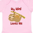 thumbnail image 4 of Inktastic My Mimi Loves Me Sloth Boys or Girls Baby Bodysuit, 4 of 5