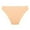 Beige, variant on Basic Cotton Briefs Solid Color High Slit Comfortable Thong Panties For Women For Everyday Grey,M
