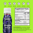 thumbnail image 3 of Proper Wild, Natural Clean Energy Shots, Caffeine & L-Theanine, Blackberry, 6-Pack, 3 of 9