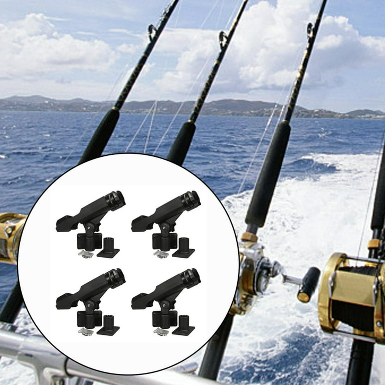 4 Pieces / Set 360° Adjustable Yacht Boat Kayak Fishing Rod Holder