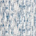 thumbnail image 5 of HomeRoots 553763 4 x 6 ft. Navy Blue Abstract Washable Non Skid Rectangle Area Rug, 5 of 9