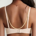 thumbnail image 4 of Women’s Jelly Bras Wireless Seamless Push up Bra Supportive Deep V Bralette Everyday T-Shirt Bras, 4 of 9