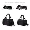 thumbnail image 3 of GOOPAWS Soft-Sided Dog & Cat Carrier Bag, Black, 17'', 3 of 7