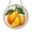 Acrylic 3.5 Inch, variant on Ripe Mango Fruit Illustration Stained Glass Style Window Hanging Suncatcher, Tropical Kitchen Home Decor Gift