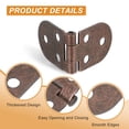 thumbnail image 3 of Uxcell Folding Table Flip Hinge, 270 Degree Butler Tray Hinges for Cabinets and Furniture Red, 3 of 7